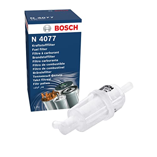 BOSCH N4077 Diesel Fuel Filter - Compatible With Select Mercedes-Benz 240D, 300CD, 300D, 300TD