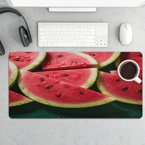 Pad para escritorio grande de goma estilo sandía miniatura 5