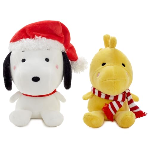 Hallmark 1KCX1134 Better Together Peanuts Holiday Plush Toys (Snoopy And Woodstock) 6 Inch Stuffed Toys thumb #3