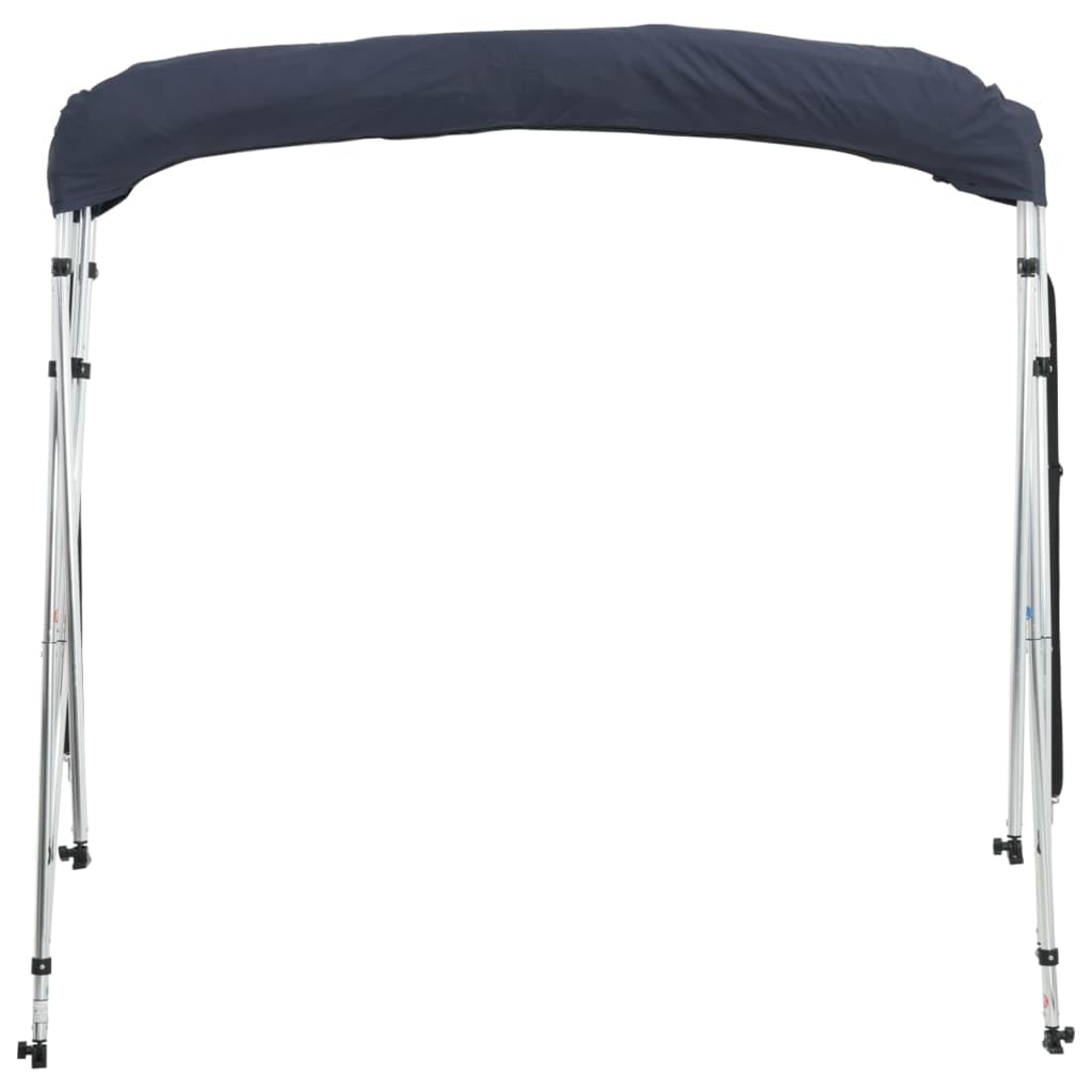 vidaXL Toit bimini à 4 arceaux parois latérales 243x(170-182)x137 cm