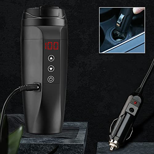 lifcasual 12V / 24V 90W Carro Aquecedor Copo Água Quente Chaleira Elétrica Caneca Garrafa De Aço Ino