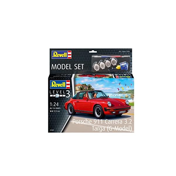 Revell 67689 Model Set Porsche 911 Carrera 3.2 Targa (G-Model) – Bild 4