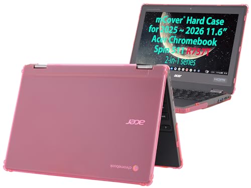 Coque rigide Acer Chromebook Spin 511 R757 rose protection ordinateur portable 11.6 pouces