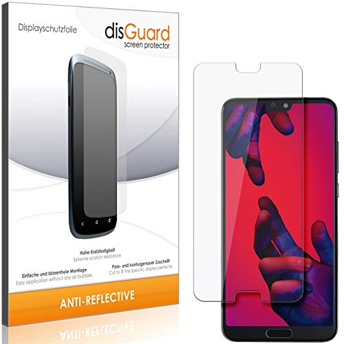 disGuardu00ae Protector de Pantalla [Anti-Reflex] compatibile con Huawei P20 Pro [2 Piezas] Antirreflectante, Mate, Antirreflejante, Anti-Arañazos, Anti-Huella Dactilar - Película Protectora