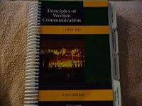 Principles of Written Communication GEW 101 1428209042 Book Cover