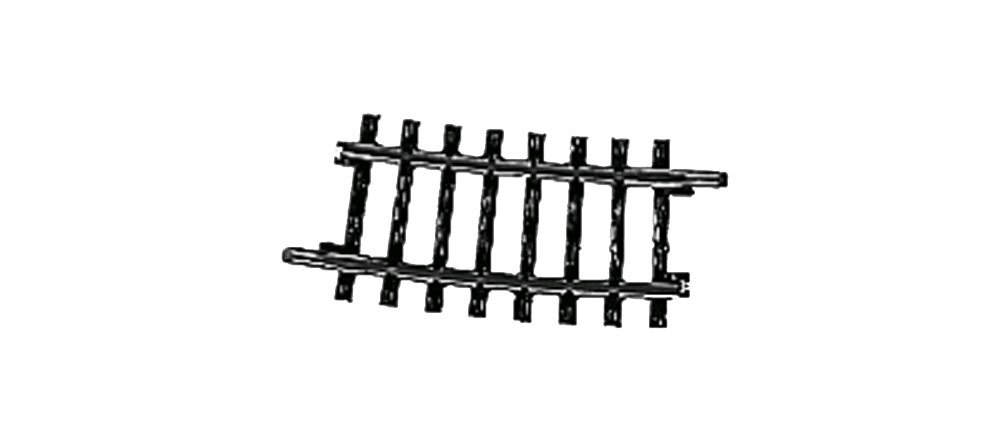 Märklin 2234 - Gleis geb.r424,6 mm,7 Gr.30', Inhalt 10 Stück