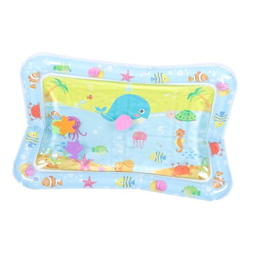 HAWILLOSCH ベビー用インフレータブル水遊びパッド 製耐久柔軟 の感覚刺激マット 幼児夏のおもちゃ 創造力促進プレイマット