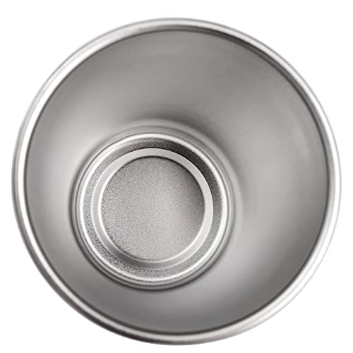 Tosnail 6 Pack 16 Oz Stainless Steel Pint Cups Metal Cups Unbreakable Drinking Glasses Water Tumblers For Kids, Adults Indoor And Outdoor Use - Silver #TOP3