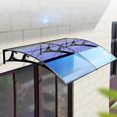 Auvent de porte incurvée au design architectural contemporain pour façade - 2