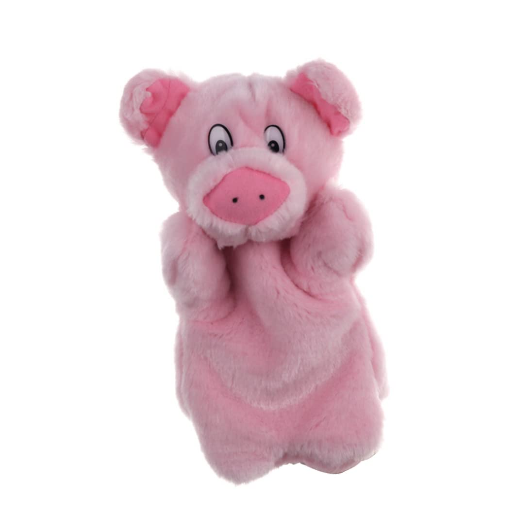 Veesper Pig Puppets Cartoon Animal Plush Hand Puppet for Story Telling Interactive Toy Children Hand Puppet Gloves.