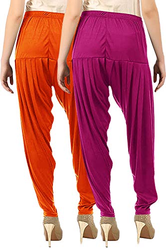 Image of Buy That Trendz Patiala Salwar for Women Relaxed Fit Viscose Patiyala Salwar Harem Bottom Pants