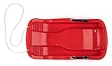 Lucky Bums Snow Kids Toboggan with Brakes, 34-Inch, Red