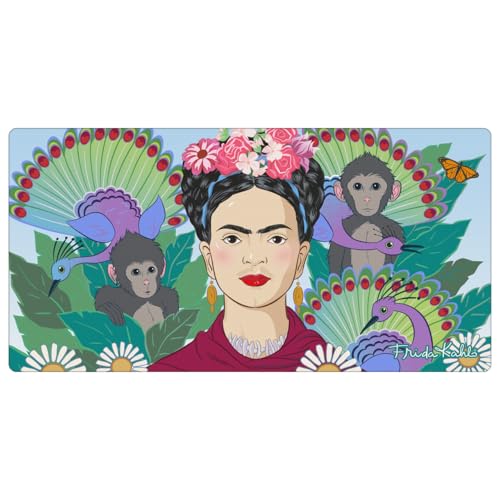 Tapis de souris pour jeux et bureau Frida Kahlo, idéal pour sublimer votre espace PC fixe - 2