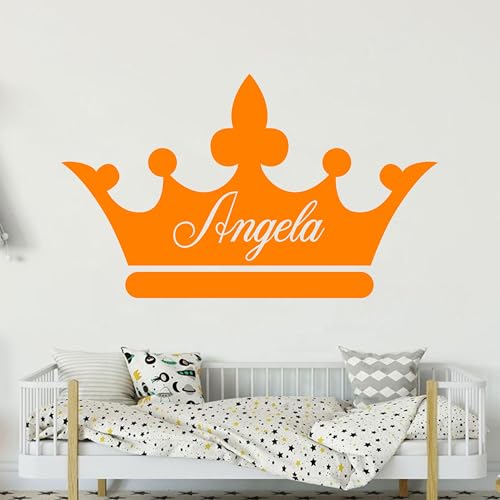 Vinilo Decorativo Personalizado Nombre con Corona 42x25cm miniatura 5