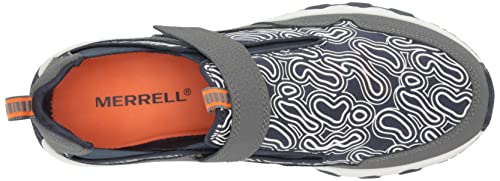 Merrell Free Roam Moc Chroma Sneaker, Grey/Navy, 3 Us Unisex Big Kid #TOP4