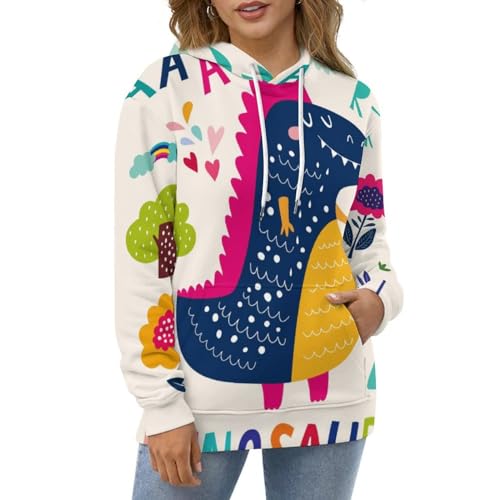 Sweats à capuche chaud et confortable pull ample style décontracté automne hiver taille S