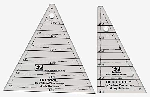 EZ International Tri-Recs Triangle Ruler