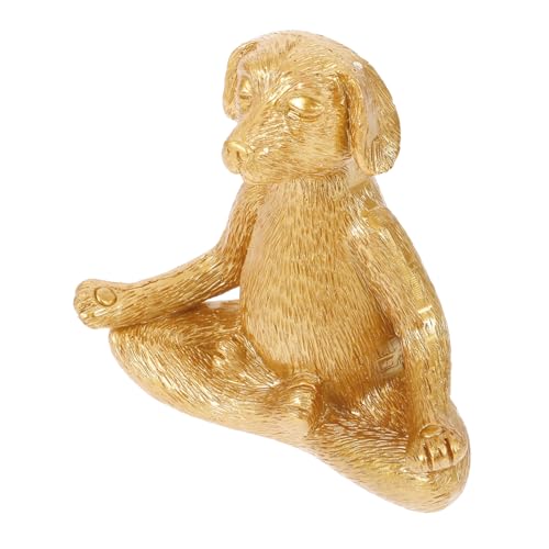Ornements de chien de yoga ZXQUEGF : statuette déco maison et bureau