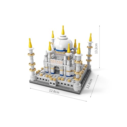 Image of SKY LINE OCEAN 6-in-1 Taj Mahal Building Block Set Toys | STEAM Kit for Kids | Build Iconic Monuments & Landmarks (510+Pcs) | Birthday Gift for Boys & Girls || 6 Months Structural Warranty
