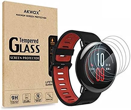 Amazon.com: (Paquete de 4) Protector de visualización de vidrio templado  Protector de visualización para Xiaomi amazfit, akwox [0.3 yard 2.5d alta  definición 9H] anti arañazos Protector de visualización para huami amazfit  Smartwatch :
