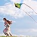 Xida Kites for Adults and Kids, Easy to Fly Delta Kites for Beach, Beginner Kite for Kids Ages 4-8, 8-12, Lightweight Rainbow Kite Set for Beach Trip and Family Activities