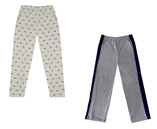 Image of indi weaves Boys and Girls Cotton Solid and Printed Pyjama /Pant /Trackpants