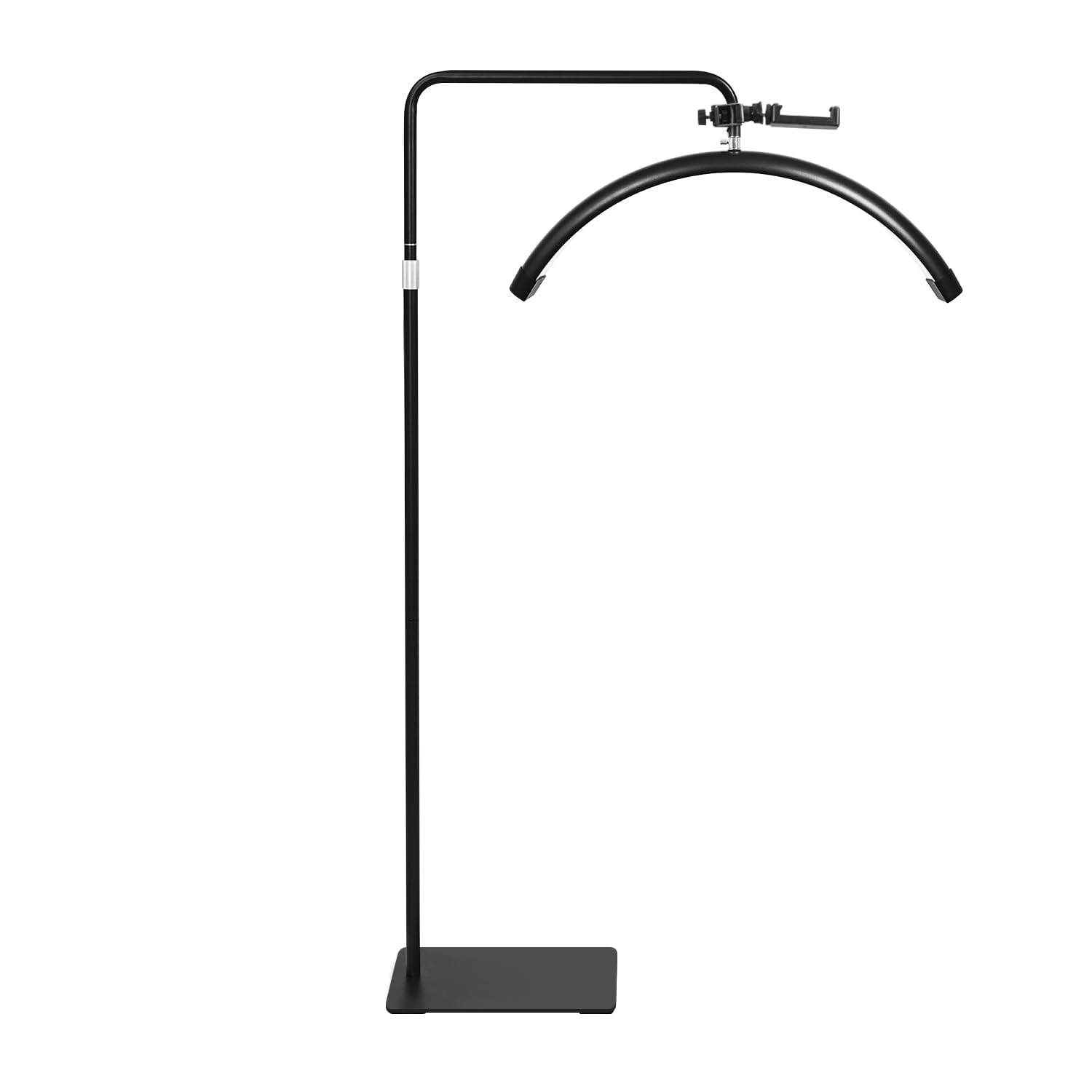 Half Moon Light - LED Lash Lamp for Eyelash Extensions for Tattoo Artists, Nail Tech, Esthetician - Cool, Warm Lamp with Adjustable Brightness & Height - with Phone Holder