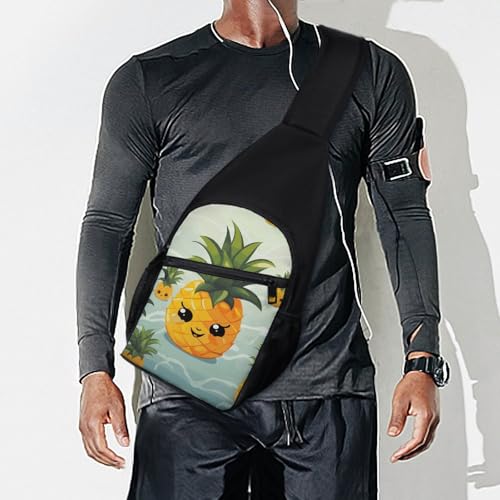 Bolso cruzado casual estilo piña para senderismo miniatura 7