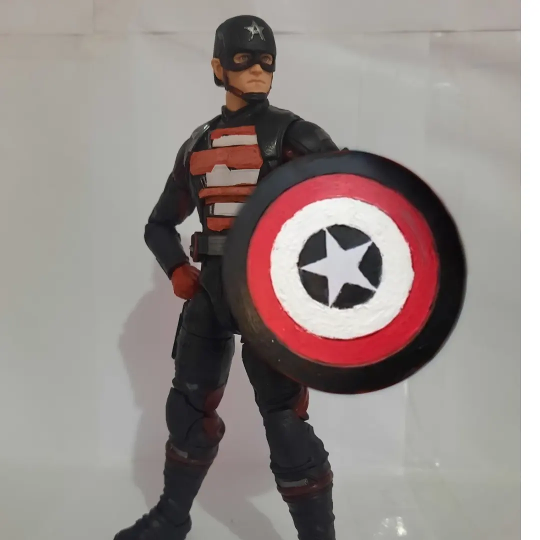 Figuras Articuladas Figura Marvel Legends U.S. Agent - Coleccionable 15cm Con 2 Accesorios (Vengadores, Hasbro) Capitan America