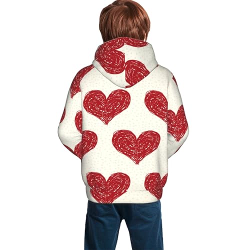 Love Kid Hoodies Boys Sweatshirts Girls Pullover with Pocket4