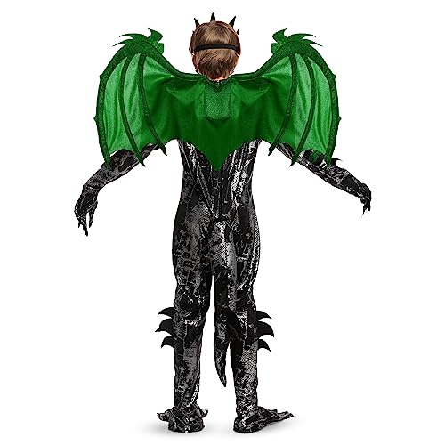 Spooktacular Creations Child Green Dragon Costume, Boys Dragon Wings, Tail and Mask Set for Halloween Dress Up (Small(5-7 yrs)) - Image 3