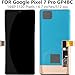OLED for Google Pixel 7 Pro 5G Screen Replacement for Google Pixel 7 Pro 5G GP4BC GE2AE LCD Display Touch Screen Digitizer Full Assembly No Fingerprint Cable (Black no Frame)