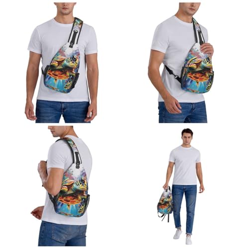 Bolso cruzado colorido para hombre y mujer miniatura 7