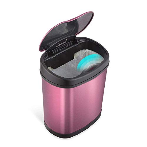 Caneca de basura rectangular sensor de movimiento 12 litros miniatura 5