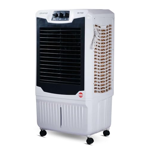 Image of BUTTER 90 L Portable Desert Air Cooler for Home | Super Air delivery Technology for swift cooling | Inverter Compatible Air Cooler for Room | 4-Way Air Deflection Room Cooler with Honeycomb Pads