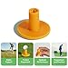 Rubber Golf Tees for Mats Adjustable Height Golf Simulator Tees, Indoor Outdoor Practice, Non-Slip Golf Mat Tees with Holder, Compatible with Driving Range & Golf Simulators