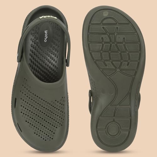 Image of YOHO Classic Clogs for Men | Cushioned Footwear | Lightweight | Waterproof l Stylish