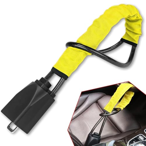 CBRWBKWHI Antirrobo Coche, para VW Golf-VII/Variant/2014-2025 2026 Volante Antirrobo, Bloqueo Volante, Dispositivo antirrobo de Alta Visibilidad