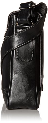 Deluxe Small Messenger Blk, Black, One Size3