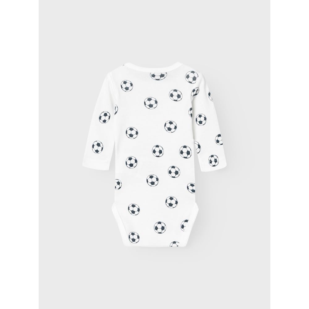 NAME IT Body z długim rękawem Niemowlęta - chłopcy Nbmbody 2p LS Football Noos