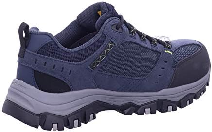 Skechers Men's Low-Top Trainers, Blue Navy Suede Leather W Textile Nvbk, 13 | Image 4