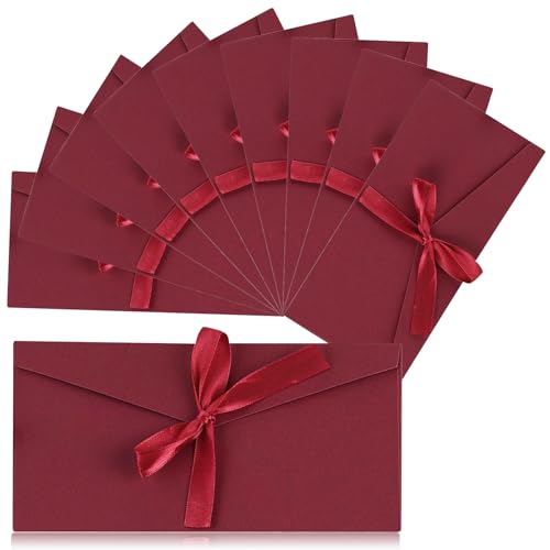 10 Stück Schöne Briefumschläge, Kraftpapier Umschläge mit...