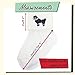 Hip Hop 50's Shop Girls Bobby Socks W/Poodle Applique for Children and Toddlers (Black, Child)