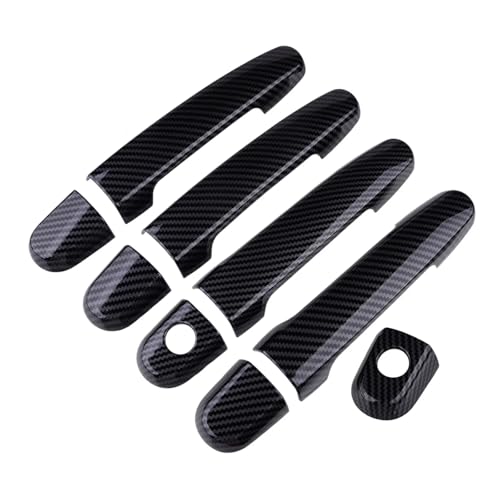Couverture poignée ABS carbone Toyota Yaris 2007-2011 : kit moulage extérieur haute résistance