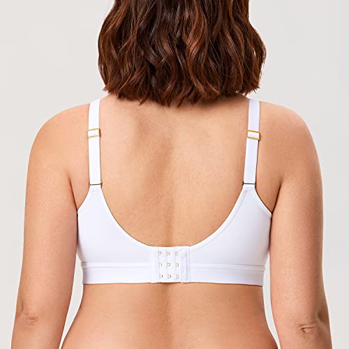Image of AISILIN Women's Plus Size Unlined Wireless Bra | Soft Smooth Fabric, Unlined, Added Sling, U Back, Full Coverage, Comfort Support, For daily wear, sleep