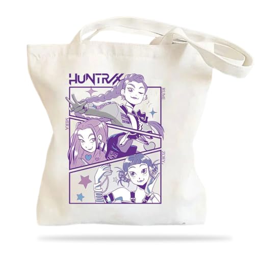AYVRUOP Kpop Dem0ns Hunters Merch,Tote Bag,Bolsas Tela,Artículo para Fans de Kpop...