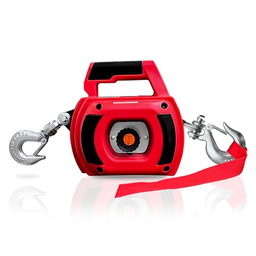 FITHOIST Drill Winch 750LB Red