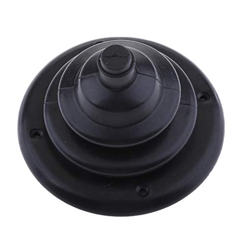 Gazechimp 4 Pouces 100mm Marine Rigging Direction Shift Câble De Botte Trou Shifter Couverture Soufflets De Protection pour Bateau Yacht Ship - Noir
