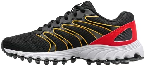 K-Swiss Kid's Tubes Comfort 200 Training Shoe, Black/Primary, 4 M