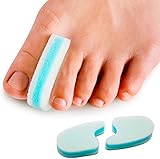 Sumifun Foam Toe Spacers, 3 Layer Toe Separators for Align Toes and Prevent Corns and Hammer Toe Relief- 8 Pack